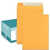 Eupako Catalog Mailing Envelopes 9x12 Brown Envelopes Self Seal 250 Pack for Organizing and Storage