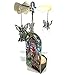 Nativity Rotating Candle Holder with Silver Spinning Angels - Holy Family Christmas Candle Spinner - Tea Light Candle Included - 6