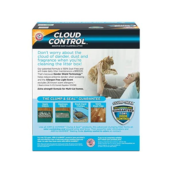 ARM & HAMMER Cloud Control Platinum Clumping Cat Litter 37LB
