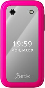HMD Barbie Pink Mobile Flip Phone Unlocked Brand New view 5