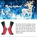 Christmas Socks, Printed Fun Colorful Festive, TXXM Unisex Novelty Christmas Holiday Gift Crew Dress Socks 3-6 Pairs