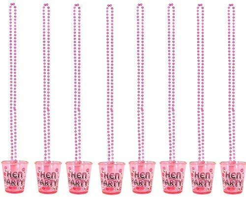 Bulk Buy Hen Party shot glass in pack size of 6,8,10,12,14,16,20 , Hen Night accessories (10)