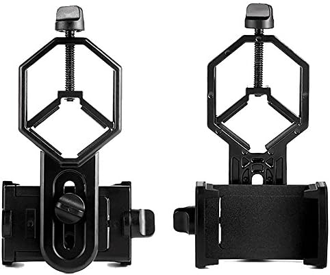 OCALER Universal Cell Phone Photo Adapter Mount Adapter Aluminum Holder for Telescope Binoculars Monocular Spotting Scope Microscope