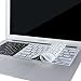 MOSISO Silicone Keyboard Cover Compatible with MacBook Air 13 inch A1466 A1369 2010-2017&Compatible with MacBook Pro 13/15 (with/Without Retina Display, 2015 or Older Version), Gray Marble White Base