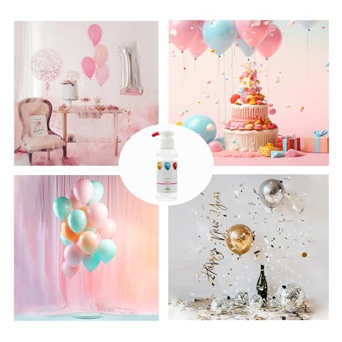 500ML Helium Balloon Protection Fluid Ultra Treatment for Latex Balloons Makes Latex Balloons Longer Long-Lasting for Parties Pump included