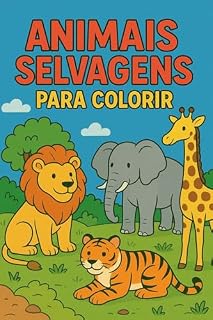 Livro Animais Selvagens para Colorir