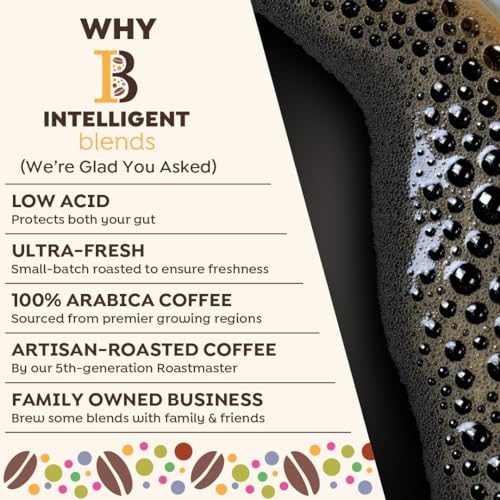 Intelligent Blends Dark Roast Coffee Pods, 100 ct, Single Serve Pods – 100% Arabica Coffee, Compatible with Keurig K Cups Maker