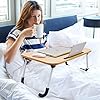 Laptop-Bed-TablePortable-Lap-DeskNotebook-Stand-Reading-HolderNotebook-Table-Dorm-Desk-with-Foldable-Legs-Cup-Slotfor-Eating-BreakfastReadingWatching-Movie-on-BedSofa60-x-40cm-Brown Laptop Bed Table,Portable Lap Desk,Notebook Stand Reading Holder,Notebook Table Dorm Desk with Foldable Legs & Cup Slot…