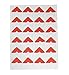 120pcs Self Adhesive Paper Photo Foto Corner Stickers for Scrapbooking, Personal Journal & Dairy Adhesives (Red)
