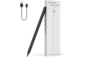 Stylus Pen for iPhone by Aimery - Active Stylus Pen for Android,iPad,Samsung Lenovo,iPhone Pencil 15 14 13 Pro Plus Max Touchscreens,Universal Stylus Pen for Tablet Phone Touch Screens - Black