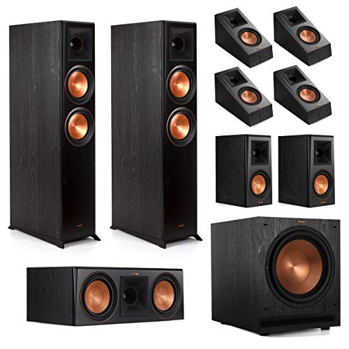 Klipsch RP-6000F 7.1.2 Dolby Atmos Home Theater System – Ebony
