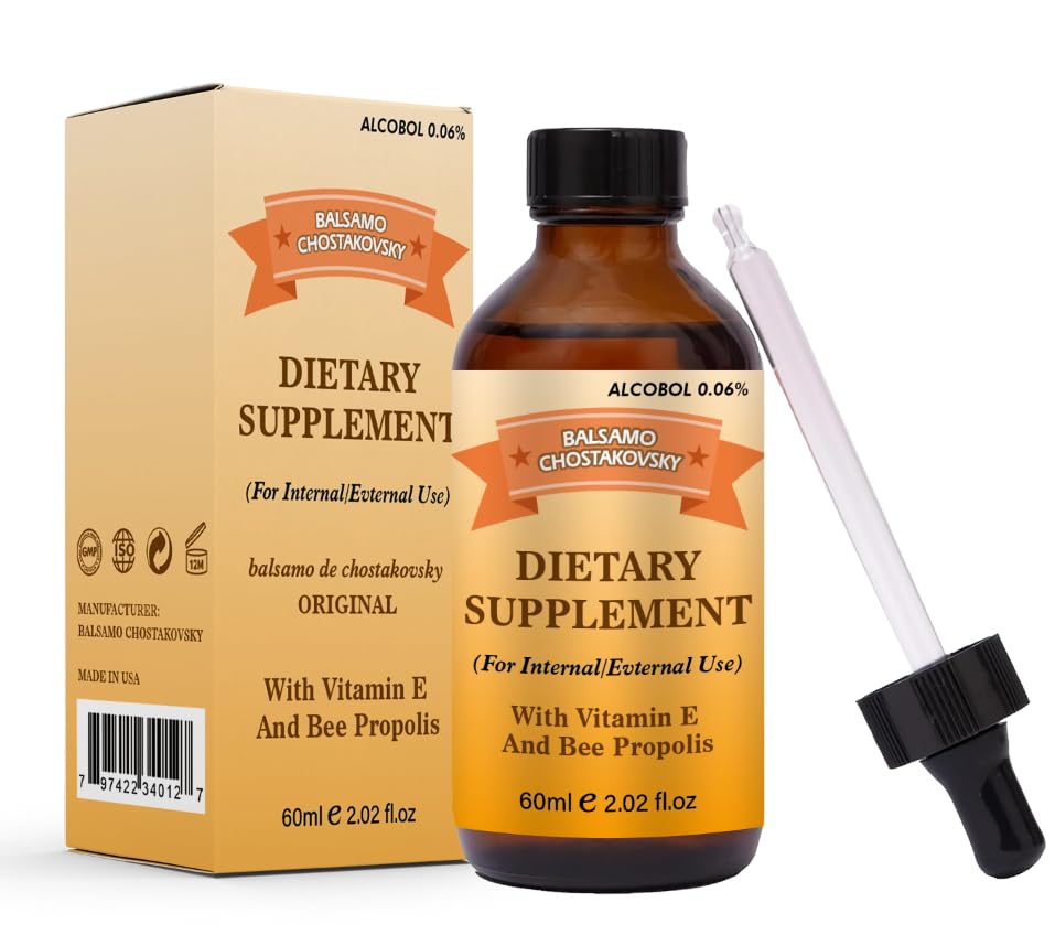 Photo 1 of *3/6/2028* balsamo de chostakovsky Original Liquid - with Vitamin E and Bee Propolis Enhances Oral Health