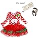 Lookatool New Year Christmas Girls Long Sleeve Santa Party Polka Dot Dress