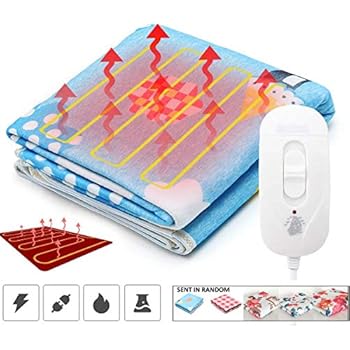 Electric Blankets - 220v Electric Heating Blanket Security Bed Heated Pad Winter Heater Warmer Mattress Boby Cover - Robe Vehicle Winter Zones Energy Controller Prime Blankets Dogs Queen L