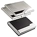 KISSWILL 3 Pack Business Card Holders Case, Name Card Case Include Leather and Slim Metal Card Holder for Men&Women, Keep Your Business Cards in Immaculate Condition