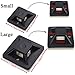 Honyear 200 Pack Adhesive Cable Tie Mounts(30mm x 30mm + 20mm x 20mm, Black+ White) tough, resilient, strongly adhesive, Wire Tie Mounts, Cable Wire Management For Home, Office