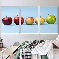 3 Piece Framed Canvas Wall Art Colorful Fruit Canvas Prints Home Artwork Decoration for Living Room,Bedroom - 16