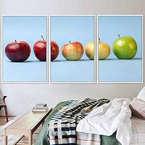 signwin 3 Piece Framed Canvas Wall Art Colorful...
