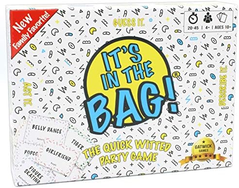 Amazon Com It S In The Bag The Ultimate Family Party Game For Game Night A Mashup Of Charades Family Games For Kids And Adults 25 Words Or Less Card Games
