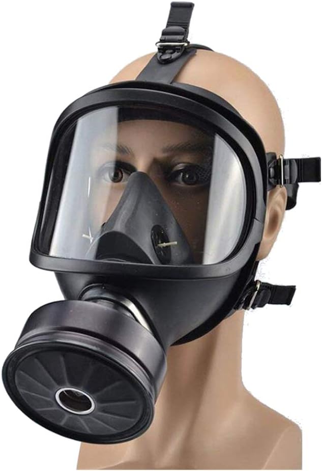 Enweonga Full Face Respirator, Military Anti-Fog Treatment Filter, Air Dust-Proof Face Mask, for Painting, Particulate, Welding and Other Work Protection,Respirator