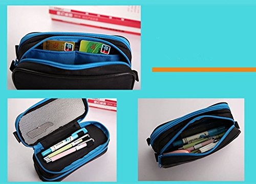 Large capacity stationery pen Bag Color Blue for student, Business people