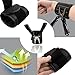 Lopunny Magnetic Wristband with 5 Super Powerful Magnet For Holding Tools Screws, Nails, Drill Bits, Scissors Black