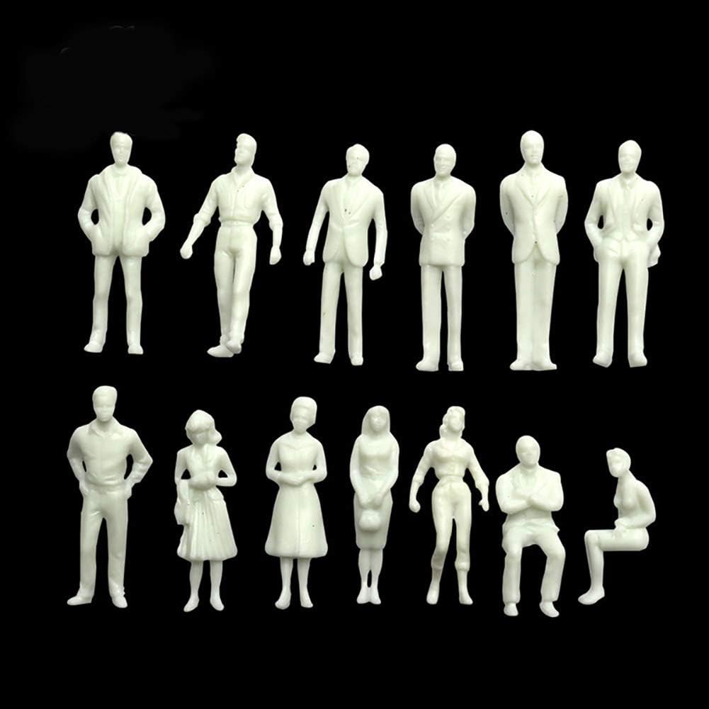 thumbnail image 2 of 100pcs O Scale 1:50 Painted Standing Figures - 14 Different Poses 2 of 6