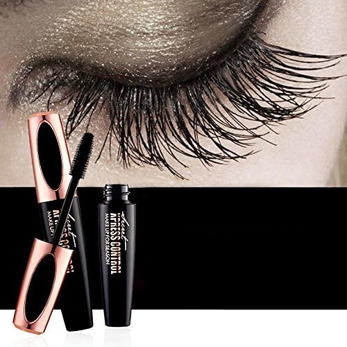 Yaogroo 4D Silk Fiber Eyelash Mascara Extension Makeup Black Waterproof Kit Eye Lashes