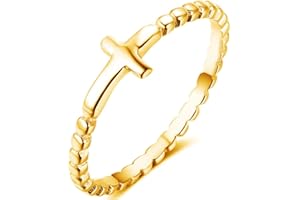 Jude Jewelers Stainless Steel Christian Sideways Cross Religious Ring Promise Statement Wedding Engagement