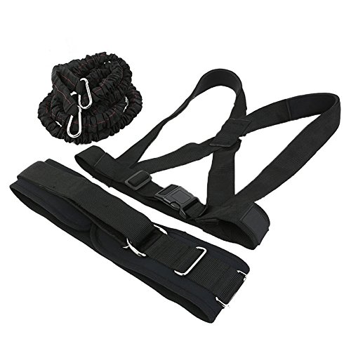 Ueasy Dynamic Resistance and Assistance Trainer Partner Belt with Bungee for Speed Strength Explosive Power Fitness Training(Freedom combination Equipment) (5 Meter Resistance Trainer Set)