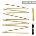 Azarxis Tent Pole Repair Kit Splint Support Kit Replacements Aluminum Rod Adjustable Replacement Poles Accessories for Camping Hiking Backpacking Tent - Pack of 2 (Gold - 13.25ft)