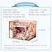 Flever Dollhouse Miniature DIY House Kit Creative Room with Furniture and Glass Cover for Romantic Artwork Gift(Dream Angels)