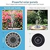 AISITIN-Solar-Fountain-PumpSolar-Fountain-35W-18CM-Diameter-Circle-Garden-Solar-Powered-Water-FeatureSolar-Water-Fountain-Solar-Pond-Pump-with-6-Nozzles-for-Bird-BathFish-TankPatioPondPool AISITIN 3.5W Solar Fountain Pump Garden Solar Powered Water Feature, Solar Pond Pump with 6 Nozzles for Bird Bath, Fish…