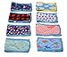 HTKJ Washable Male Dog Belly Band (Pack of 4) with Velcro Reusable Durable Dog Diapers Wrap for Small Medium Pet Dog (S) [Assorted colours]