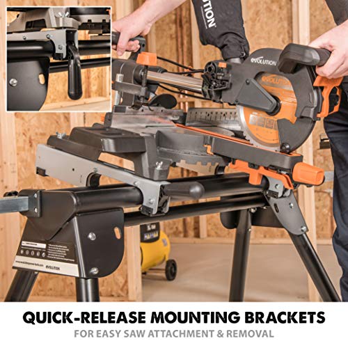 Evolution 0050001 Power Tools EVOMS1 Compact Folding Miter Saw Stand