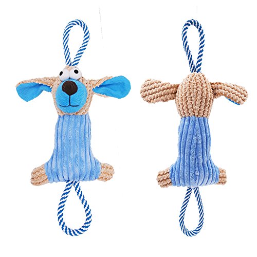 Buy Mr.Doggie Durable Squeaky Plush Toy for Dog Puppy Rope Toys