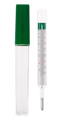 Mercury-Free, Glass, Oral Thermometer C/F