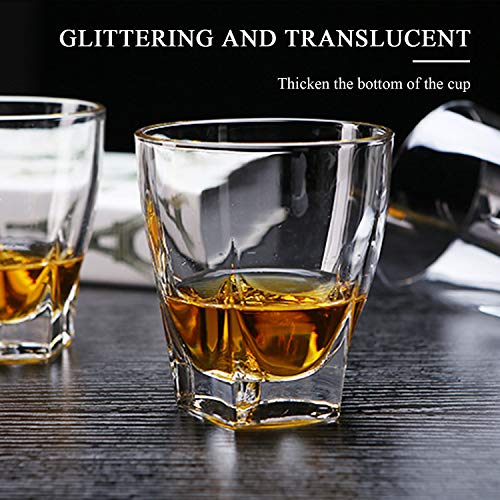 QAPPDA Rocks Cocktailgläser, 313 ml, klares Trinkglas, Whiskygläser, altmodische Gläser, Bourbon-Gläser, Schnapsglas… – Bild 8