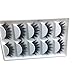 NewKelly Luxury 3D False Lashes Fluffy Strip Eyelashes Long Natural Party