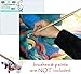 DAVELIOU Stretched Canvas 11x14” - Blank Framed Canvas for Painting – Pack of 5 - Triple Primed Art Canvas for Kids Adults Students and Professionals
