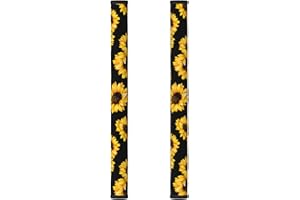 ADOVOC Refrigerator Door Handle Covers, Sunflower Fridge Handle Cover, Ovens, Dishwashers, Kitchen Decors, Keep Your Appliance Clean from Smudges, Food Stains, Microwave Stove, Bathroom