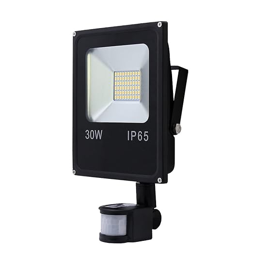wolketon LED 30W Blanco Cálido Foco Proyector con Sensor de ...
