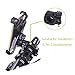 Bike Phone Mount Holder, WOTOW Universal Smart phone Adjustable Cradle Clamp 360 Degrees Rotatable Bicycle Handlebar Motorcycle Rack for 3.5-7 inch Cell Phone GPS iPhone Samsung Galaxy HTC