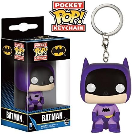 FUNKO Pocket POP! 75th Anniversary Purple Batman Keychain by POCKET POP
