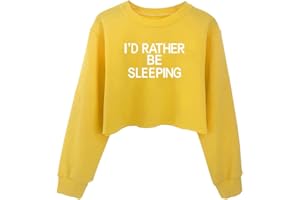 G-Amber Girls Crop Tops Sweatshirts Kids Cute Long Sleeve Printings Fashion Pullover Shirt