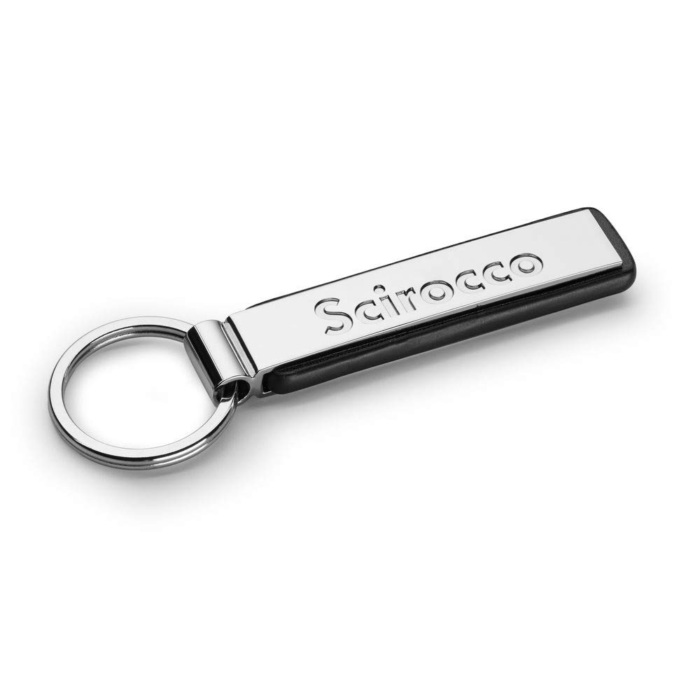 Volkswagen 000087010HYPN Key Ring Scirocco Lettering Metal Pendant Silver