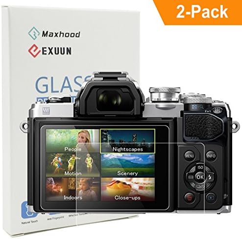 Poyiccot Compatible for Olympus OM-D E-M10 Mark III Tempered Glass Screen Protector, (2-Pack ) Optical 9H Hardness 0.3mm Ultra-Thin DSLR Camera Glass for Olympus EM10 Mark II, EM10 Mark III, E-M5 Mark II, E-PL9 E-PL8 E-PL7,