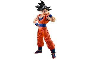 TAMASHII NATIONS - Dragon Ball Z - Son Goku (The Kind-Hearted Saiyan) S.H.Figuarts Action Figure | Dragonball Z 6 Inch Action Figure S.H. Figuarts - Son Goku - The Kind Hearted Saiyan