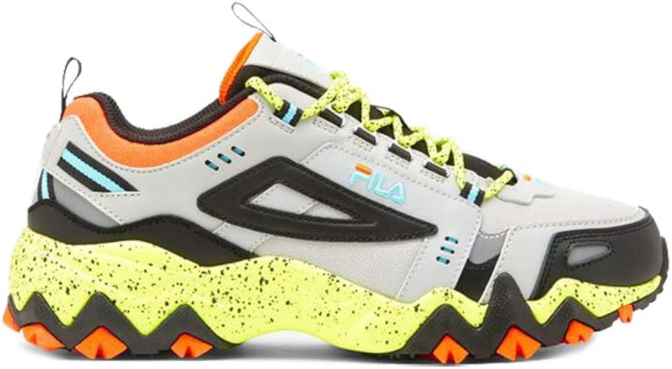 fila black and yellow sneakers