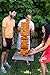Yard Games 30 Inch Giant Wood Stacking Indoor Outdoor Party Game with Carrying Case, Stained